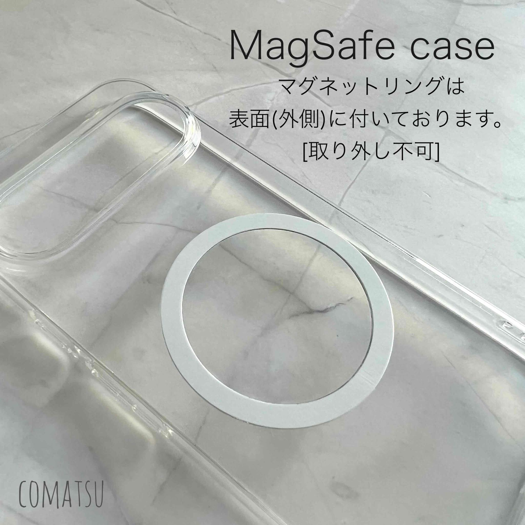 大人ニュアンス仕立て.゜ マグネットグリップソケット+MagSafeスマホケース SET モバイルカバー | 8枚目
